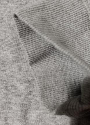 Мужская кофта / свитшот / converse / свитер / мужская одежда / джемпер / тёплый серый свитшот /5 фото