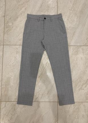 Класичні штани брюки zara сірі чоловічі чино чинос2 фото