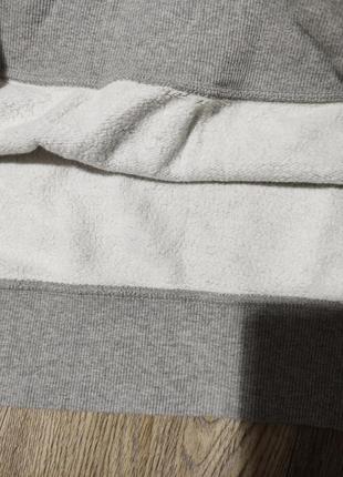 Мужская кофта / свитшот / converse / свитер / мужская одежда / джемпер / тёплый серый свитшот /6 фото