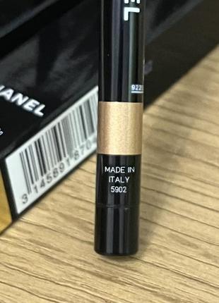 Оригінал водостійкий олівець для очей chanel stylo yeux waterproof оригінал водостійкий олівець для очей 48 or antique3 фото