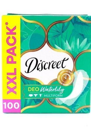 Щоденні прокладки discreet water lilly 100 шт.