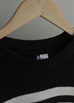 Hm wool blend sweat свитер кофта свитшот вязаная черная оригинал теплая звездочки интересная стильная7 фото