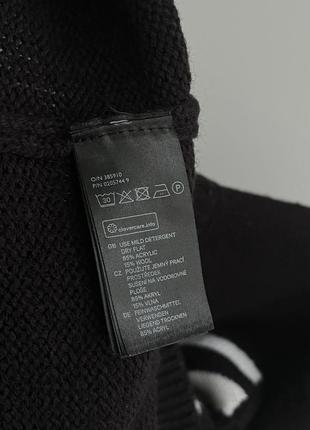 Hm wool blend sweat свитер кофта свитшот вязаная черная оригинал теплая звездочки интересная стильная8 фото