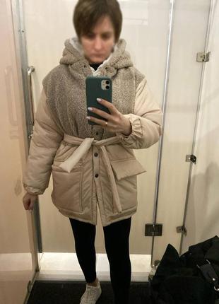 Зимняя курточка, зимний пуховик, теплая куртка на зиму, современная куртка зимняя, куртка на девушку1 фото