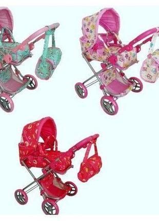 Дитяча коляска для ляльок і пупсів melobo 9333
