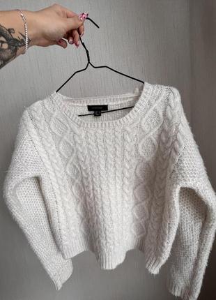 Жіночий білий светр3 фото