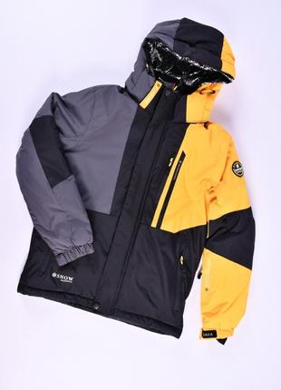 Куртка термо спортивна, мембранна, зимова, лижна1 фото