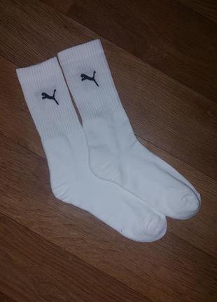 Фирменные высокие носки утепленные puma!