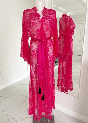 Гіпюровий халат в стилі dolce&gabbana