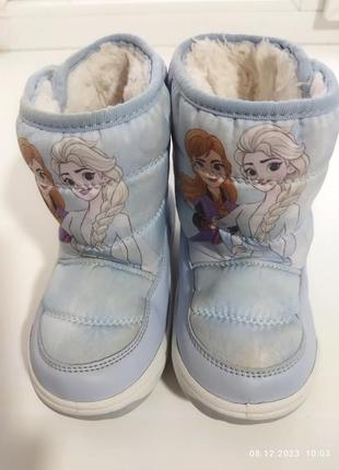 Сапоги детские зимние фирмы frozen disney, страна производитель китай.