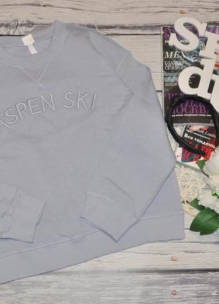 S / м h&amp;m новый фирменный теплый женский свитшот батник кофта толстовка aspen ski оригинал2 фото