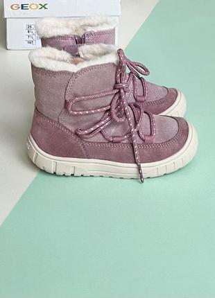 Зимние ботинки geox omar в наличии:  ✅ 25 размер, 16.4 см.
