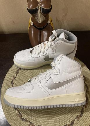 Nike air force 1 high sculpt ‘white light smoke grey’2 фото