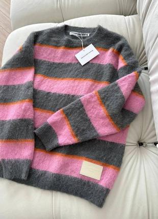 Свитер кофта в полоску шерстяной alexander wang