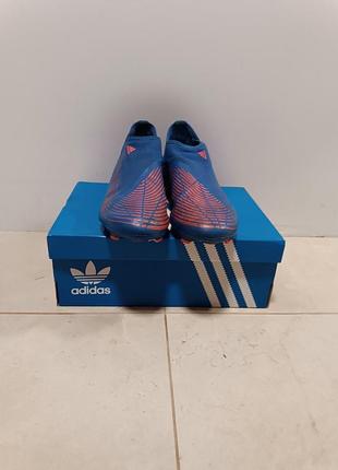 Бутсы adidas predator edge.3 laceless fg performance (gw2278) оригинал5 фото