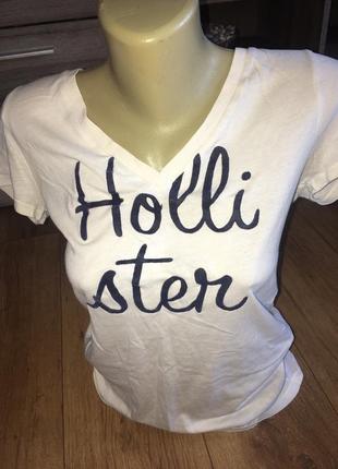 Hollister футболка белая оригинал