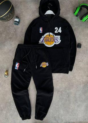 Теплый оверсай костюм