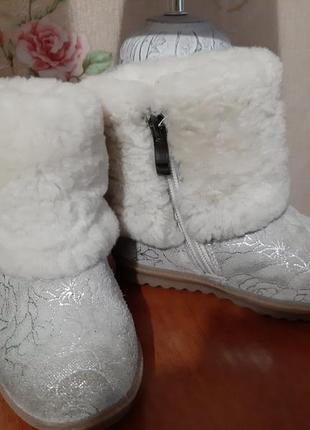 Зимние ботиночки для девочки5 фото