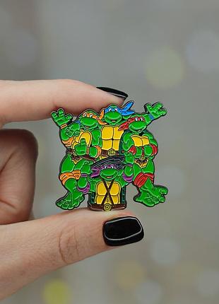 Металевий значок - пін "черепашки-ніндзя. tmnt" (знач0474)