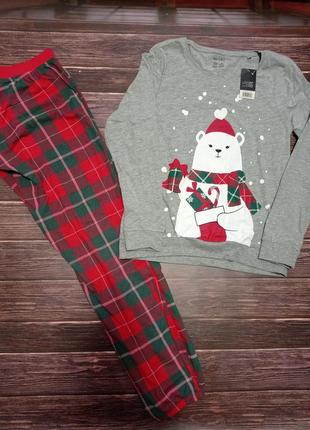Новогодняя женская пижама с s