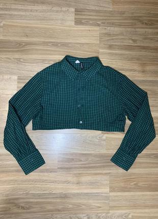 Укорочена рубашка h&m р.s