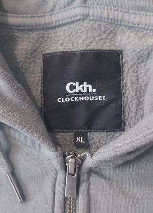 Толстовка с капюшоном на молнии clockhouse,  xl3 фото