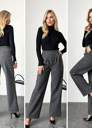 Теплі штани палаццо