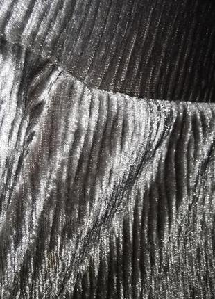 Бархатные стрейч на резинке велюровые плюшевые штаны брюки прямые msch moss copenhagen4 фото