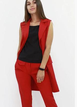 Жіночий стильний подовжений костюм "аміна", тренд сезону 2020!!!