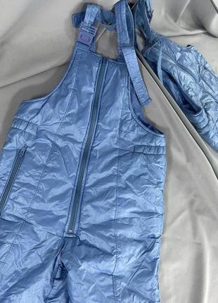Зимовий напівкомбінезон теплі термо жіночи гірськолижні гірнолижні штани7 фото