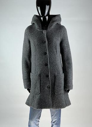 Фирменное шерстяное пальто в стиле maje cos sandro