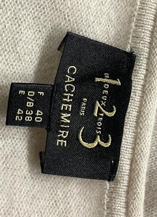 Кашеміровий светер реглан бренд un deux trois sweater cashmere6 фото