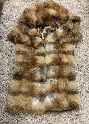 Жилет мех лиса