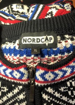Nordcap етно светр синій з орнаментом жакард розмір xl8 фото