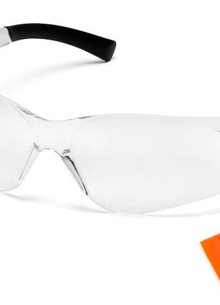 Защитные очки pyramex ztek (clear) combo, прозрачные (беруши в комплекте)