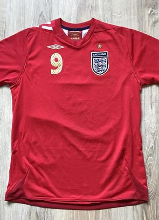 Підліткова футбольна джерсі umbro england 9 rooney1 фото