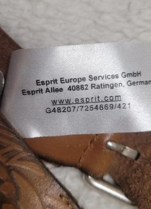 Продам кожаный широкий ремень,  пояс, р.s, esprit, германия4 фото