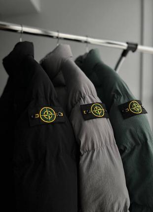 Stone island пуховик хаки пуховик stone island куртки stone island куртка stone island зимняя ffr10 фото