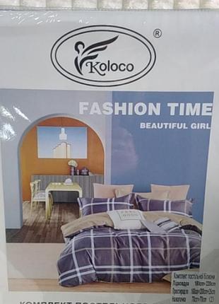 Комплект постельного белья на резинке 100% хлопок