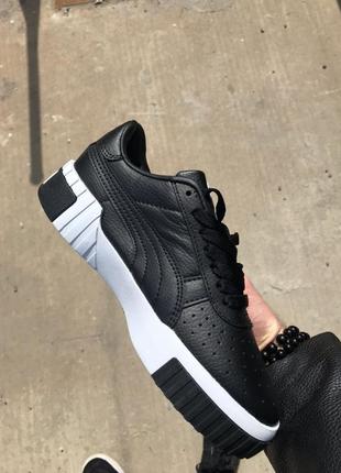 Кросівки кеди puma cali "black/white" кроссовки кеды4 фото