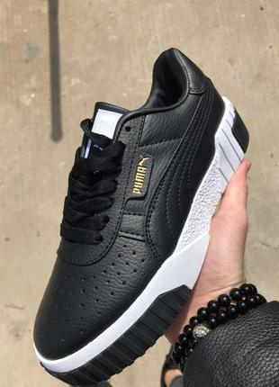 Кросівки кеди puma cali "black/white" кроссовки кеды