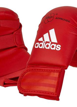 Перчатки для каратэ adidas с лицензией wkf | красный | 661.22 xs
