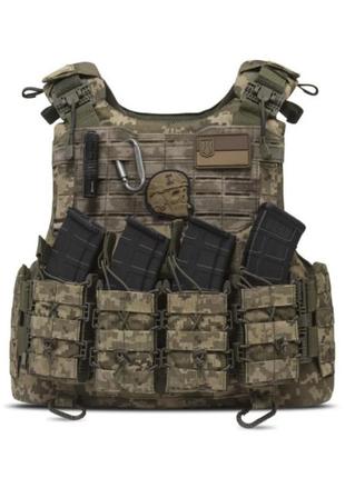 Армійська плитоноска збільшеного типу ibv. 25х30 ,27х35 піксель мм14