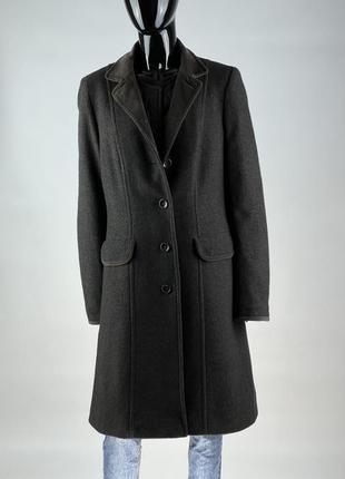Фирменное шерстяное пальто escada maje sandro1 фото