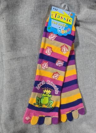 Шкарпетки з роздільним пальцями жіночі дитячі, кольорові шкарпетки, шкарпетки з пальцями, шкарпетки з малюнками, жіночі дитячі шкарпетки, шкарпетки7 фото