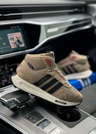 Зимние мужские кроссовки adidas retropy e5 sand black fur (мех) 41-42-43-44-45-463 фото