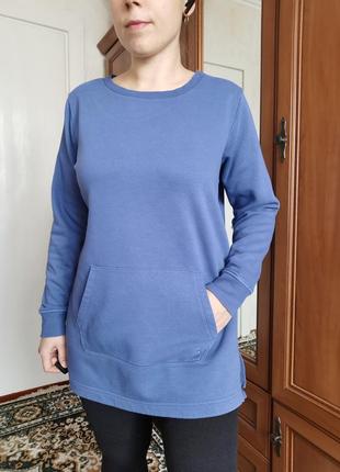 Туника женская синяя next тельняшка толстовка кофта