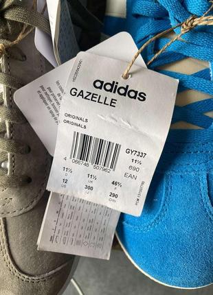 Замшевые кеды adidas gazelle 45-46 размер8 фото