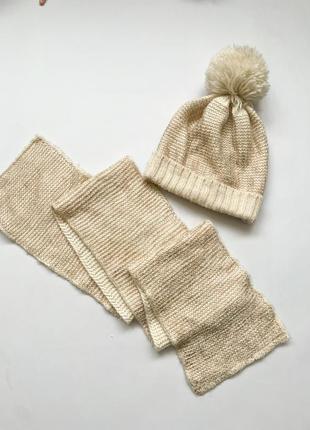 Комплект шапка и шарф 8-12 р2 фото