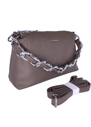 Женская коричневая сумка через плечо 58553 распродажа